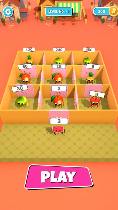 Merge Fruit Games: Hide n Seek游戏截图