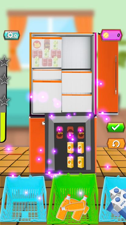 Fill The Fridge 3D Organiser游戏截图