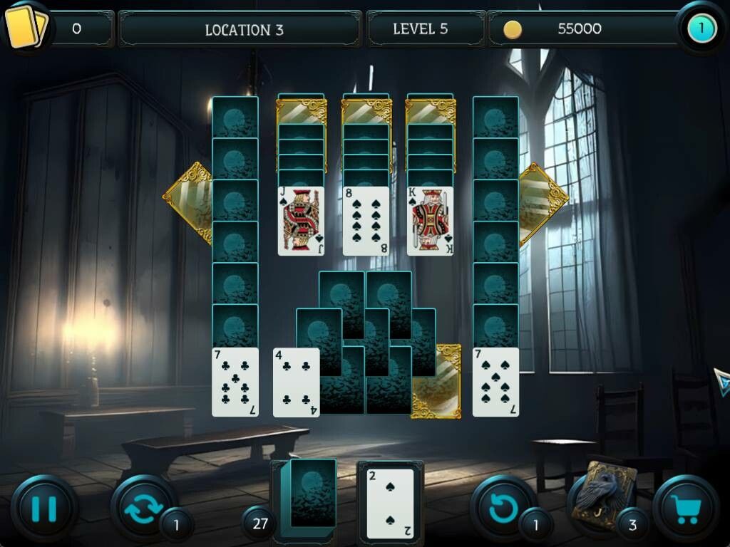 Mystery Solitaire. The Black Raven 4游戏截图