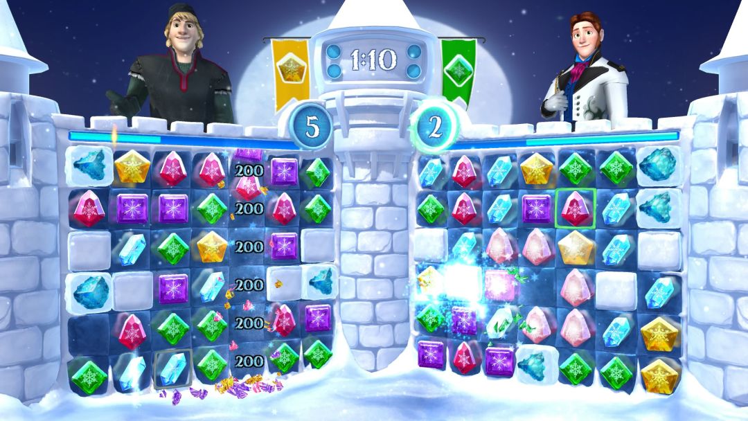 Frozen Free Fall: Snowball Fight游戏截图