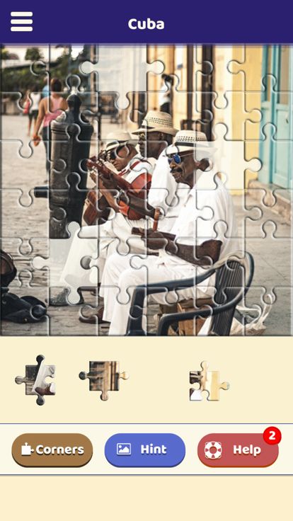 Cuba Sightseeing Puzzle游戏截图