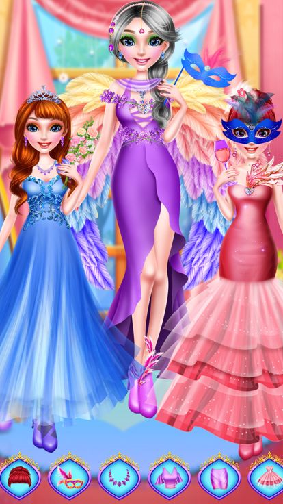 巨星化妆舞会 - 公主派对 & 美好婚礼装扮游戏截图