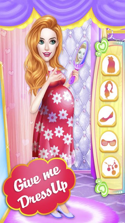 Pregnant Mommy Haircut Fashion游戏截图