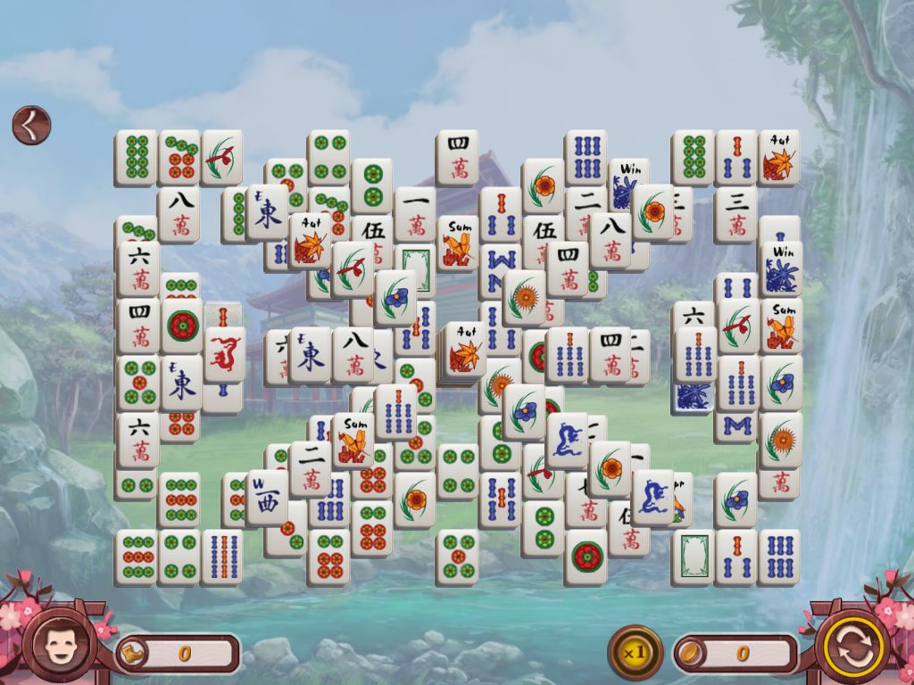 Sakura Day Mahjong游戏截图