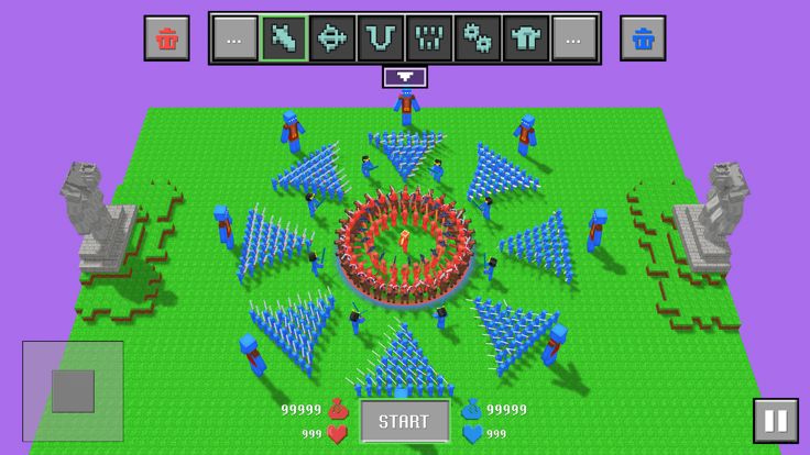 块状布娃娃之战游戏截图