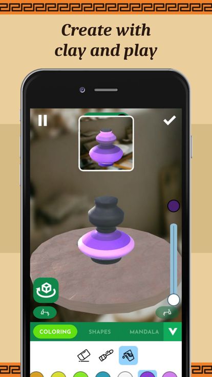 Pottery Games- Paint Clay Pots游戏截图