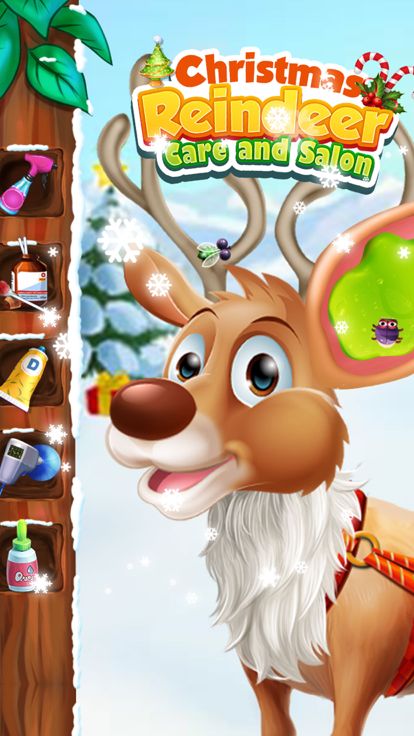 Christmas Reindeer Care Salon游戏截图