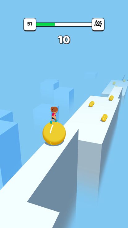 滚动球向前冲游戏截图