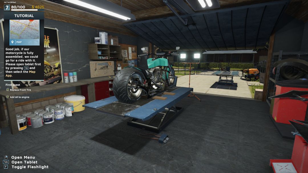 Motorcycle Mechanic Simulator 2021: Prologue游戏截图
