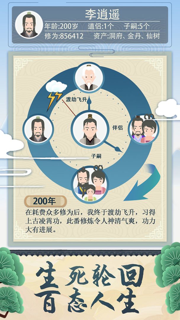修仙式人生游戏截图