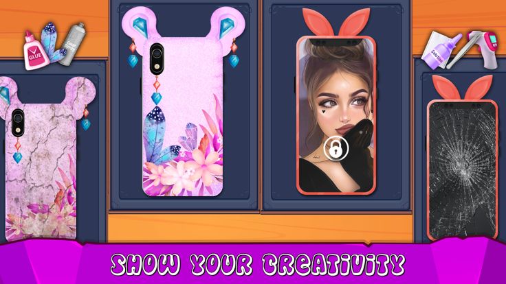 DIY手机壳设计游戏截图