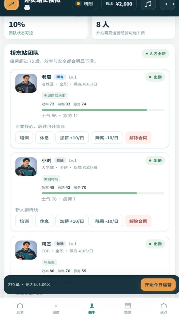 外卖站长模拟器游戏截图