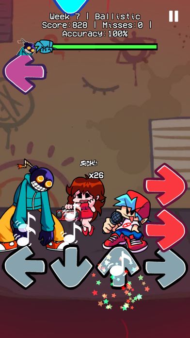 Music Fighter Whitty FNF Game游戏截图