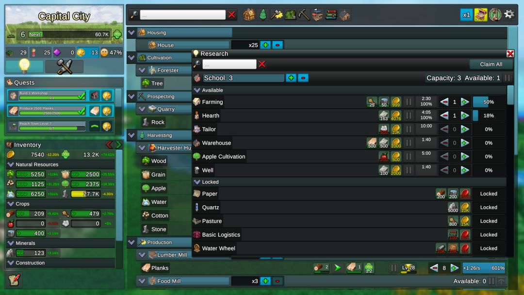 工业小镇：放置版游戏截图