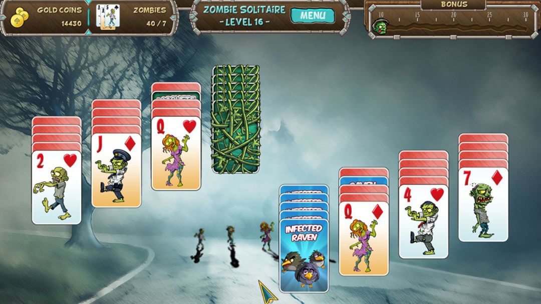 Zombie Solitaire游戏截图