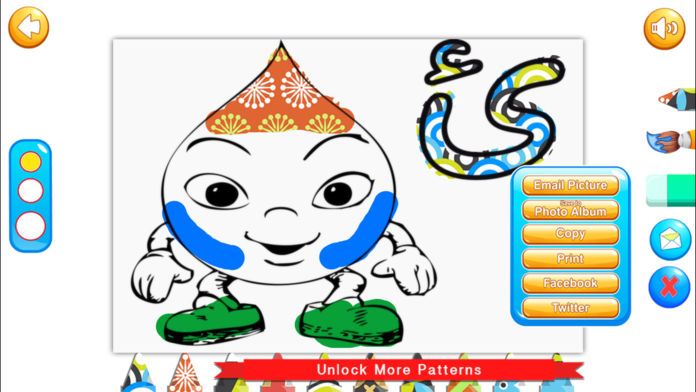 Kurdish Alphabet Coloring游戏截图
