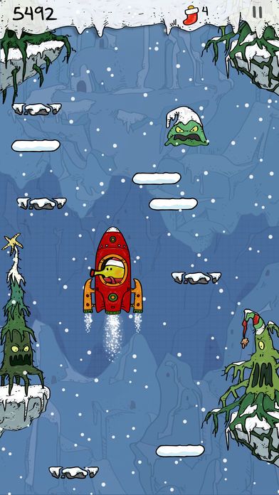 Doodle Jump Christmas PLUS游戏截图