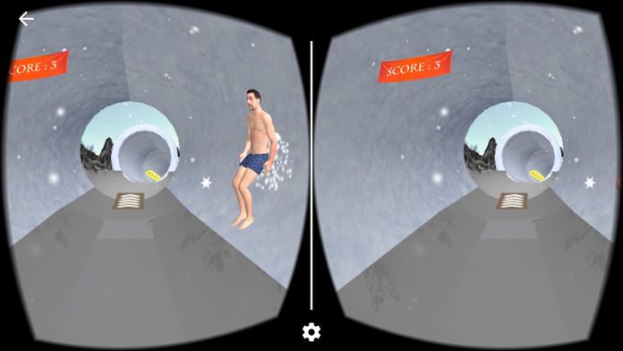 VR Speed Slide Snow 2017 : For VR Card Board游戏截图