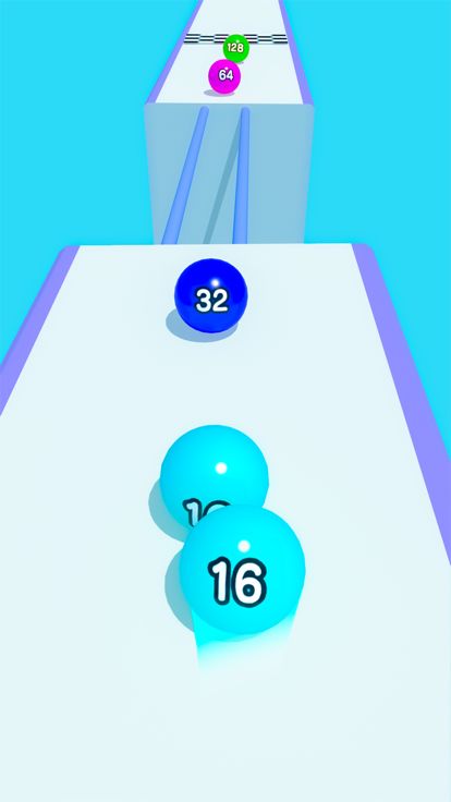 Rolling Ball Numbers Merge游戏截图