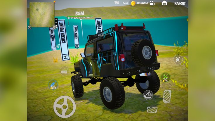 越野 4x4 汽车驾驶游戏游戏截图