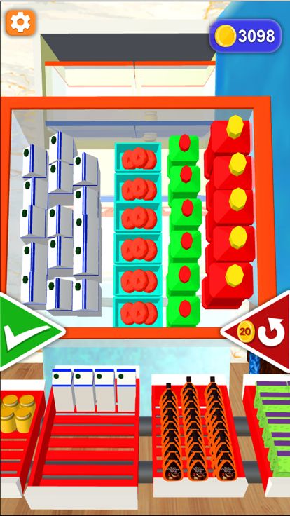 Fridge and shelves organizer游戏截图