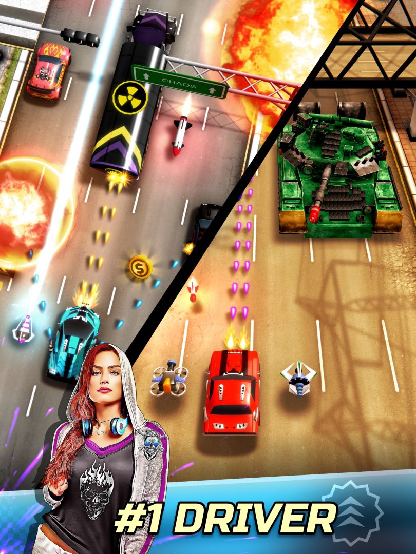Chaos Road: Combat Racing游戏截图