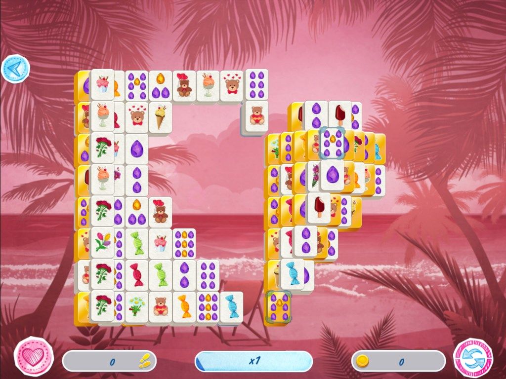 Mahjong Valentine's Day游戏截图