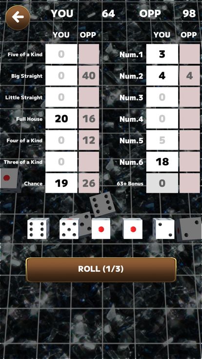 Yatzy Exciting Dice Game游戏截图