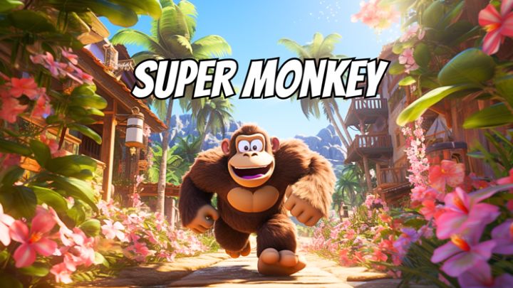 Super monkey run kong gorilla游戏截图