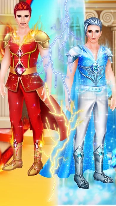 冰雪公主pk火公主化妆沙龙游戏截图