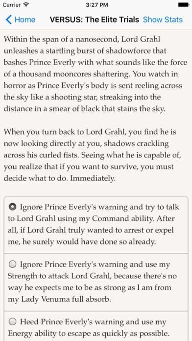 VERSUS: The Elite Trials游戏截图