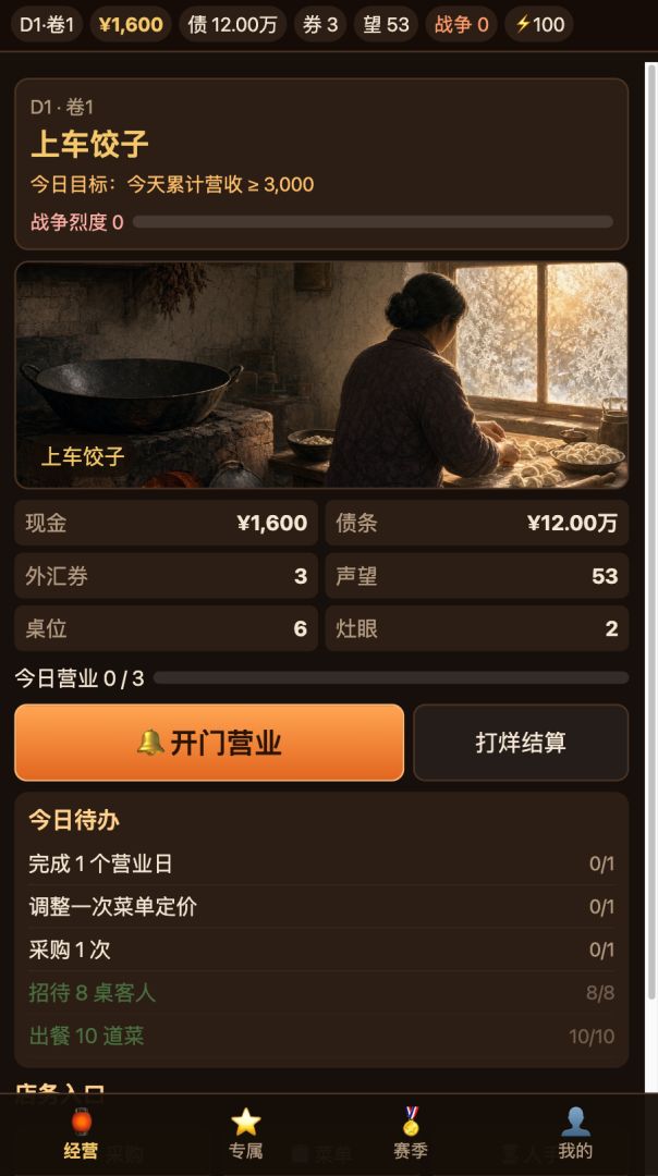 中国龙餐馆游戏截图