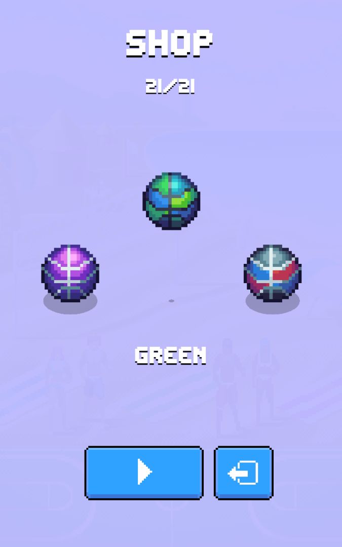 像素投篮游戏截图