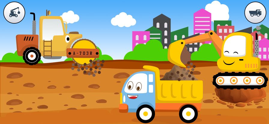 Funny Construction Trucks Game游戏截图