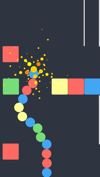 贪吃蛇遇上打方块 ！游戏截图