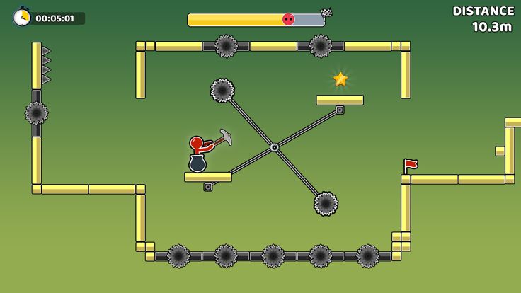 火柴人锤攀爬游戏截图