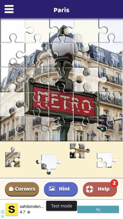 Paris Sightseeing Puzzle游戏截图
