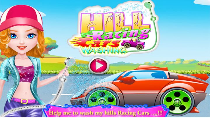 Hills Racing Cars Wash Cleanup游戏截图