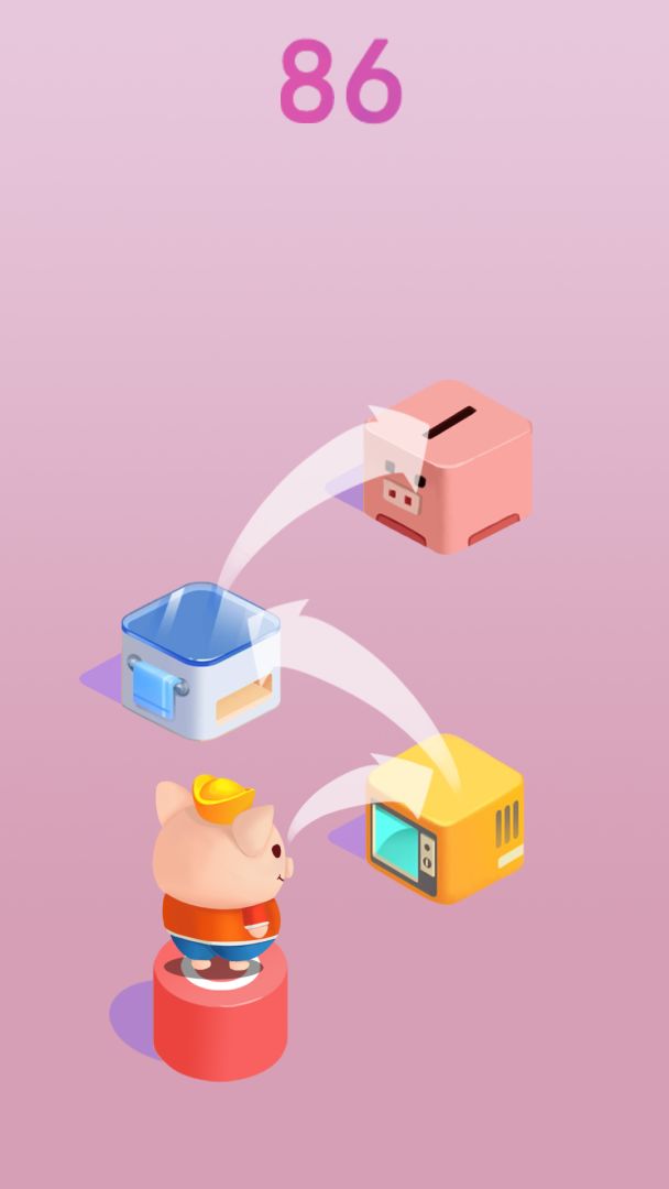 八戒跳一跳游戏截图