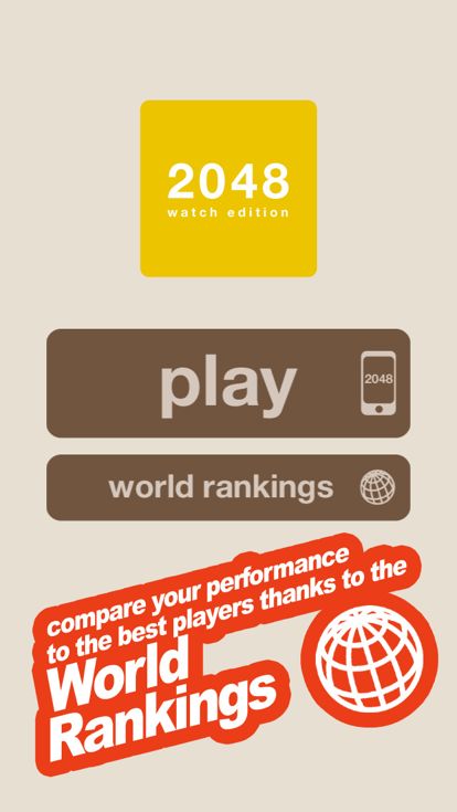 2048 - Watch Edition游戏截图