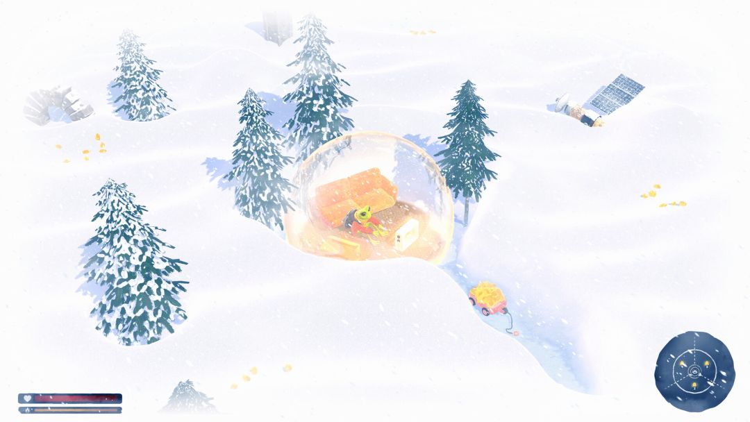 蛙穿雪境游戏截图