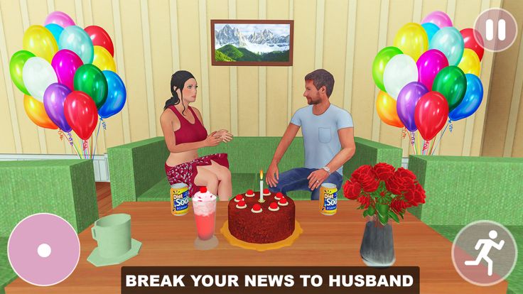 孕妈妈模拟器：婴儿护理游戏截图