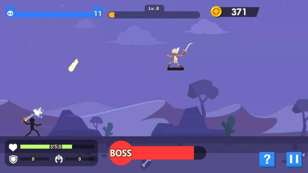 火柴人神射手游戏截图