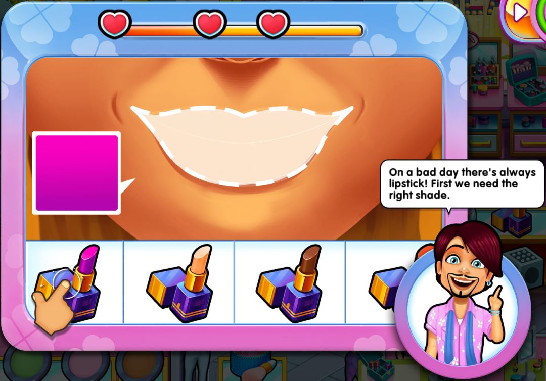 Sally's Salon: Kiss & Make-Up游戏截图