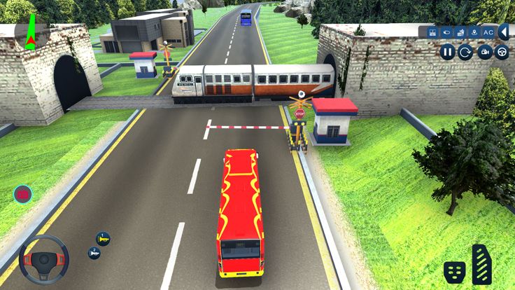 Highway Coach Bus Driving Sim游戏截图