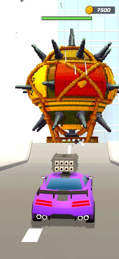 Car vs Blocky Monster 3D游戏截图