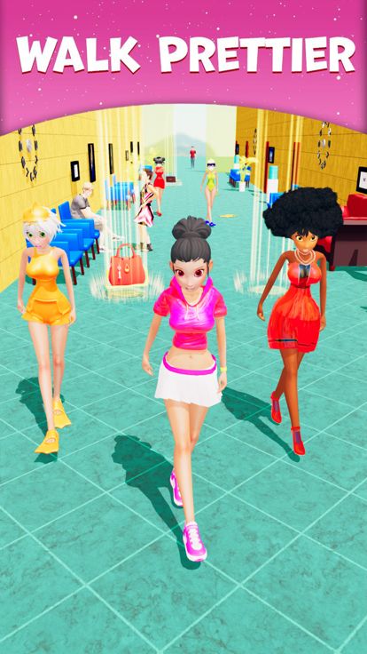 Girls Fashion Run 3D游戏截图