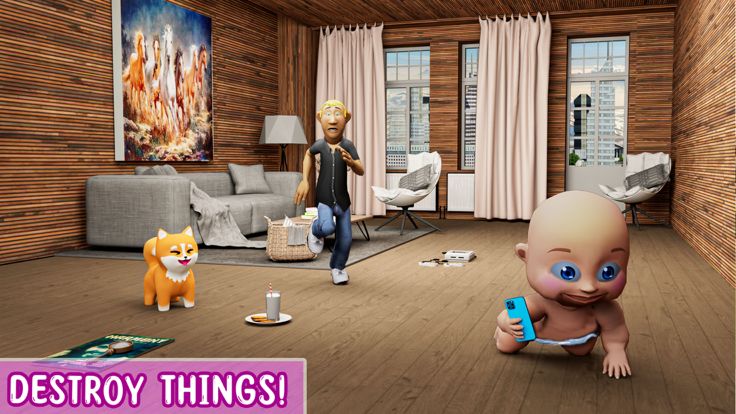 婴儿模拟器家庭恶作剧游戏截图