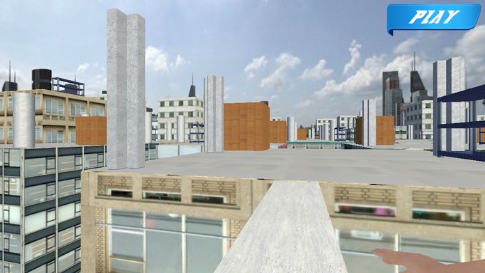 Roof Runner Jump - VR Google Cardboard游戏截图