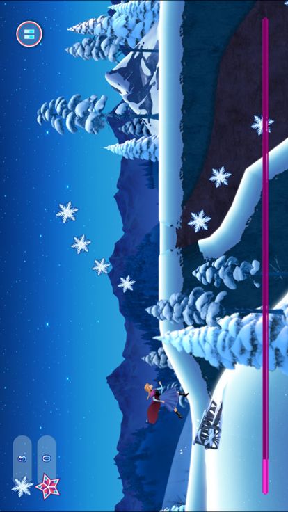 冰雪世界主题公主奇缘跑酷游戏截图